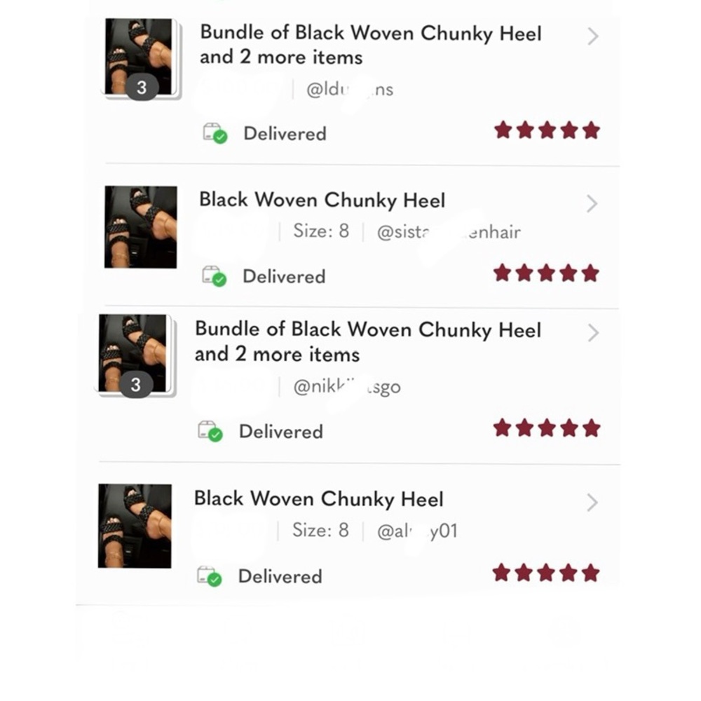 Blush Braided Woven Chunky Heel - Picture 7 of 8